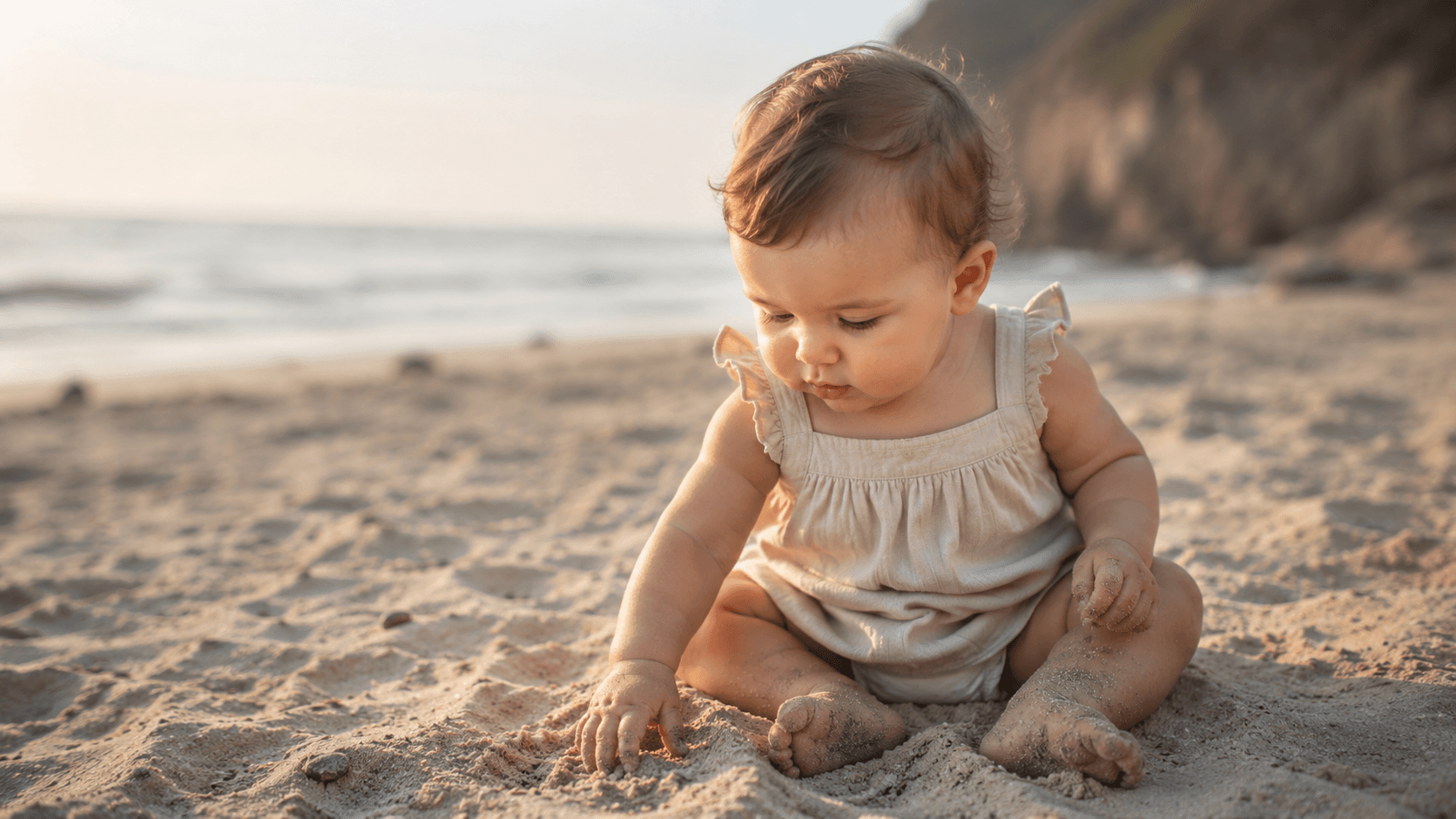 Your baby’s first beach day: the little things worth remembering